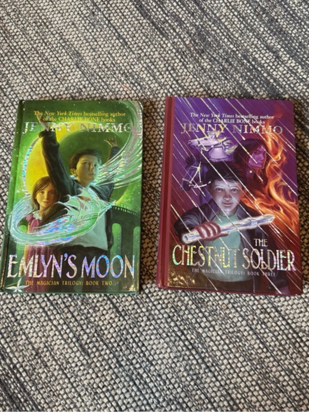 Scholastic Hardcover Book Set with Green & Red Covers